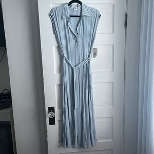 Billabong Blue Striped Maxi Dress